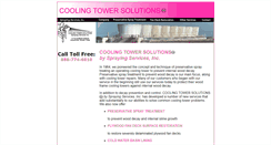 Desktop Screenshot of coolingtowersolutions.com